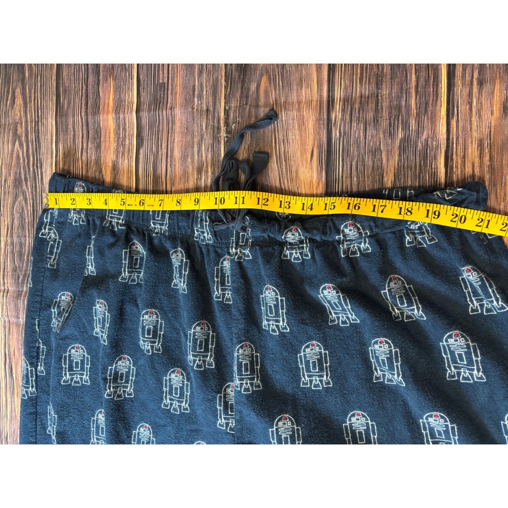 Star Wars Pajama Pants Mens 2XL Blue R2D2 Lounge Sleepwear Disney Store - Picture 5 of 11